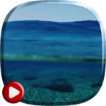 waves video live wallpaper android application logo